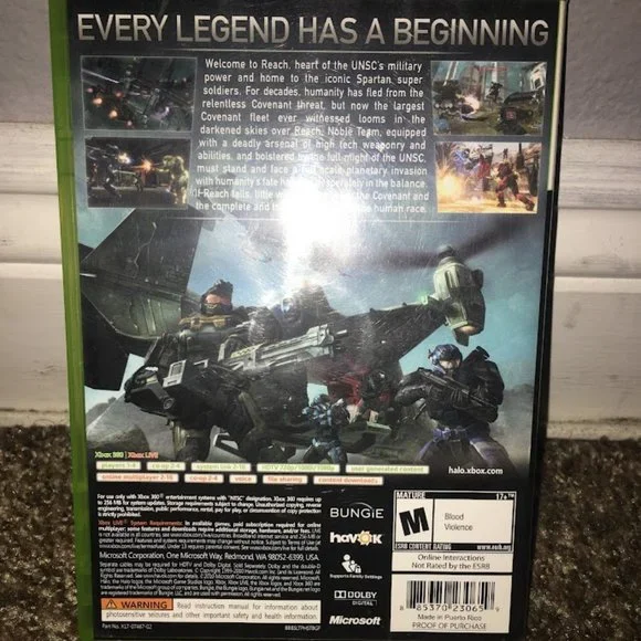 Halo Reach video game